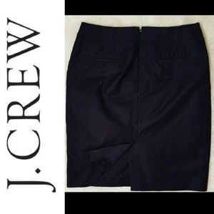 Black J Crew No 2. Pencil Skirt Sz10